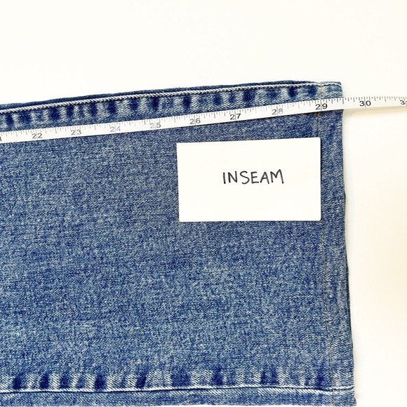 Dear John Paris Bootcut Jeans 27 4 high rise waist distressed stretch blue denim - Picture 10 of 12